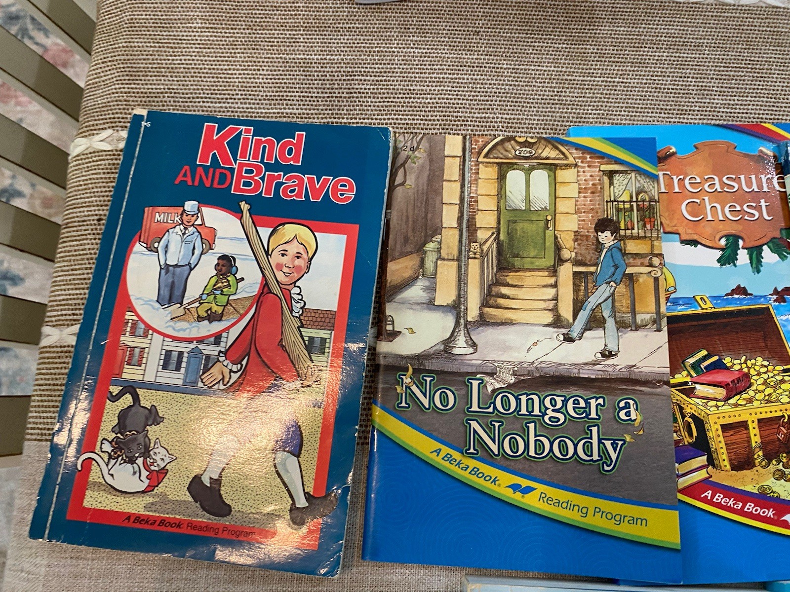 Abeka Reading Program Mixed Book Lot 1 2 3 4 5 Brave Treasure Flags Paths Beyond