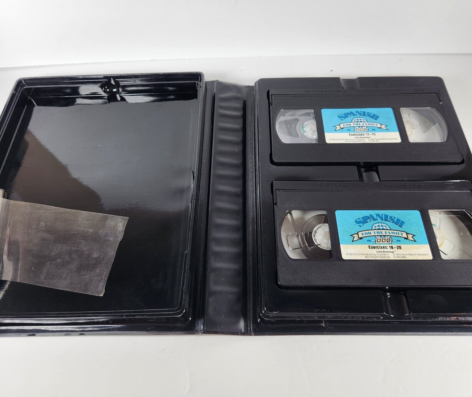 Spanish Language Course BBC Muzzy Early Advantage Children VHS Videos Cassette