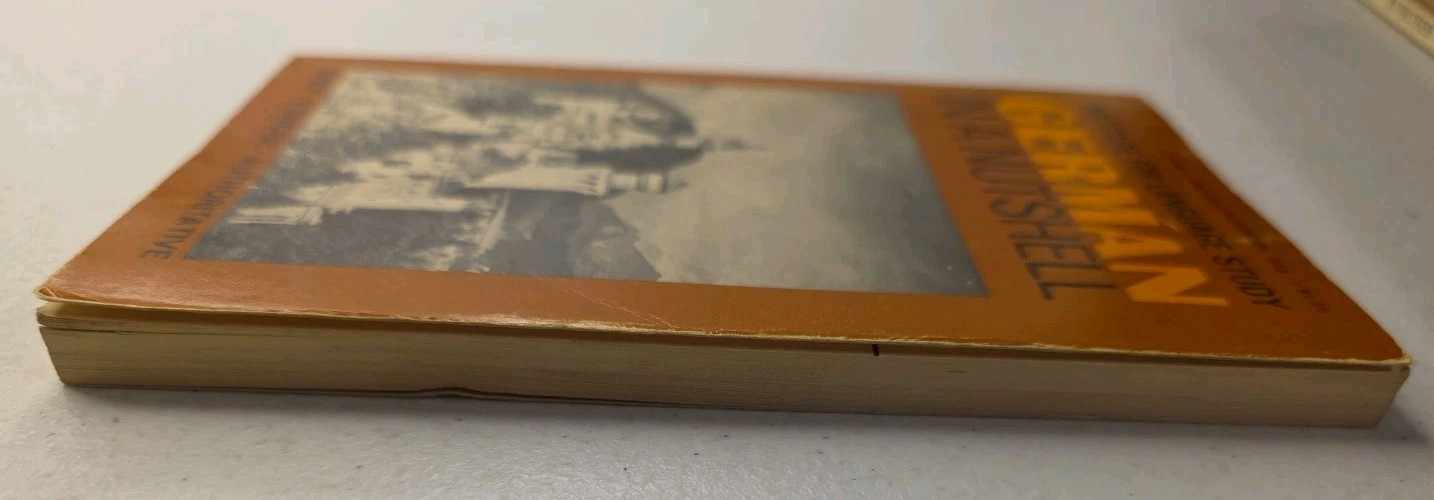 German in a Nutshell by Henry Regensteiner 1958, Vintage Paperback Book