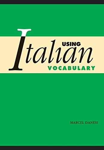 Using Italian Vocabulary by Danesi, Marcel Paperback / softback Book The Fast