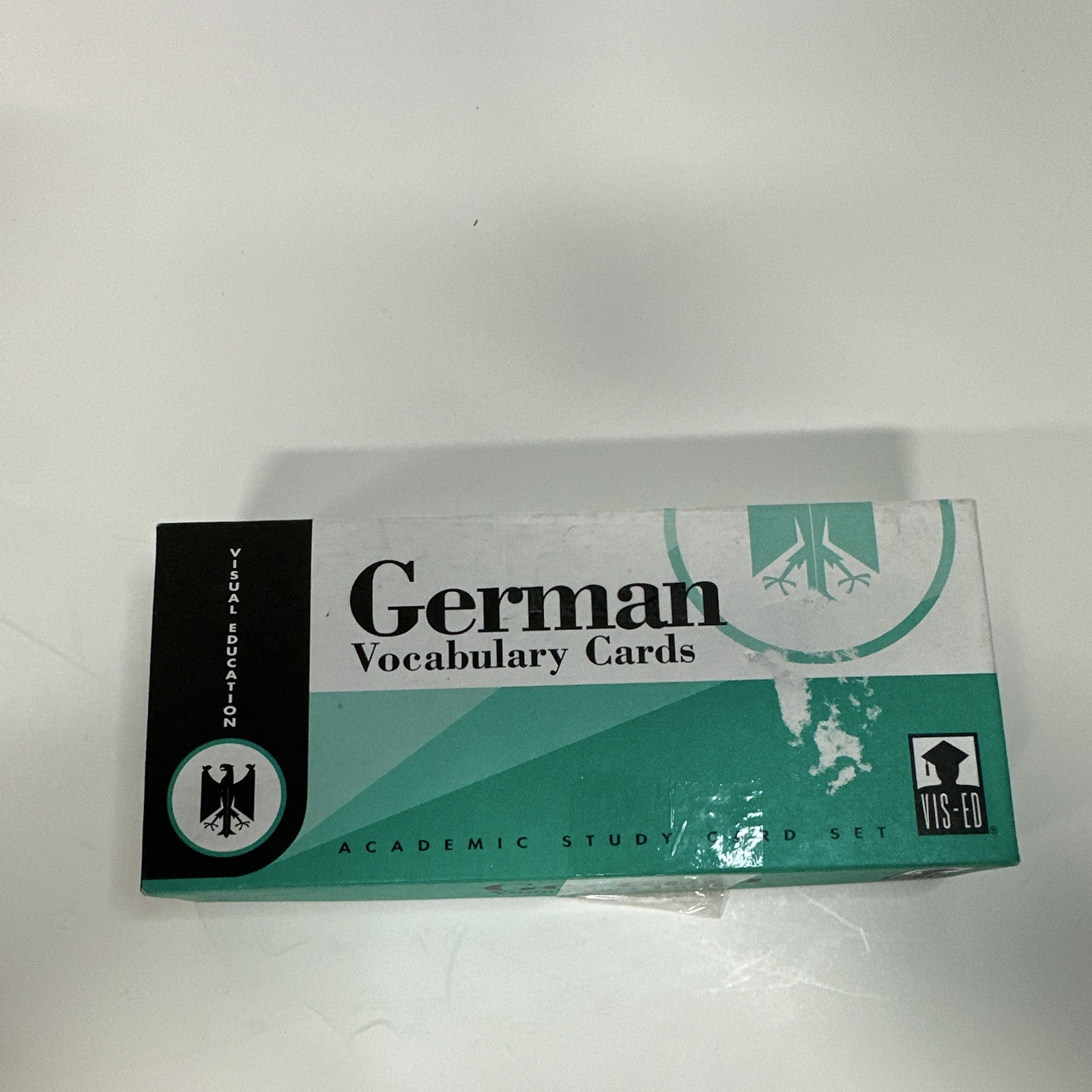 Visual Education German Vocabulary Cards 1000 Flash Cards German/English Box Set