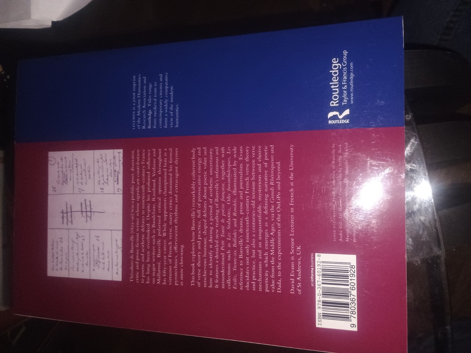 Theodore de Banville Constructing Poetic Value in Nineteenth-Century France
