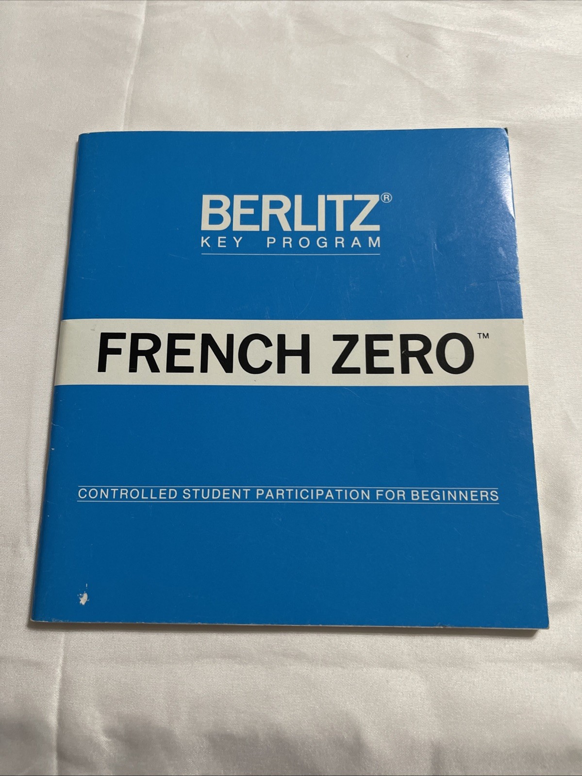 Vintage 1968 Berlitz French Zero Key Program Beginner Language Course Book