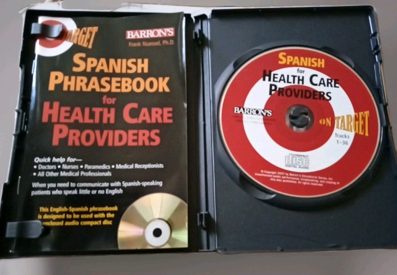 Spanish for Healthcare Providers Barron’s On Target Audio CD & Phrasebook