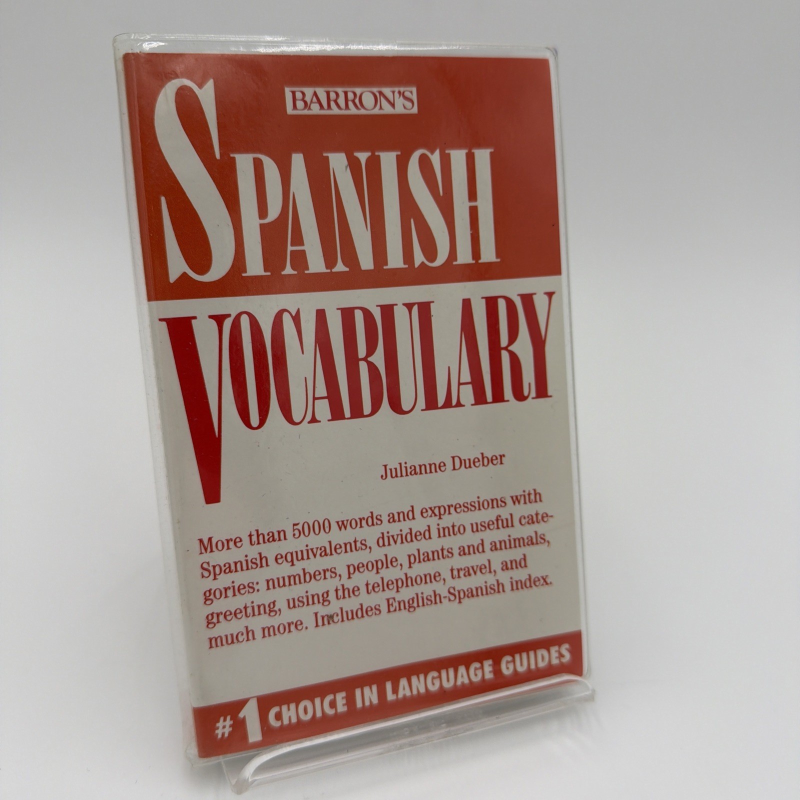 Spanish Vocabulary by Julianne Dueber (1990, Trade Paperback)