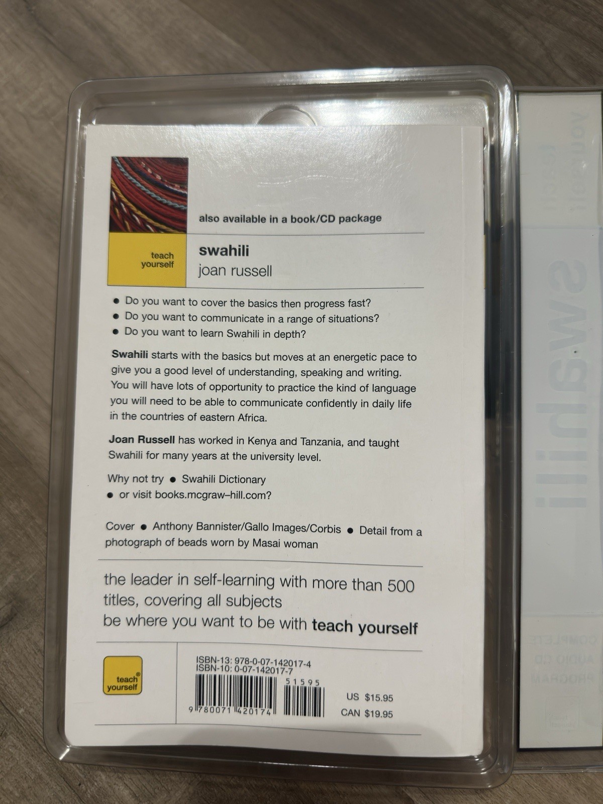 Teach Yourself Swahili: Complete Course Box Set – Course Book & 2 60 Minute CDs