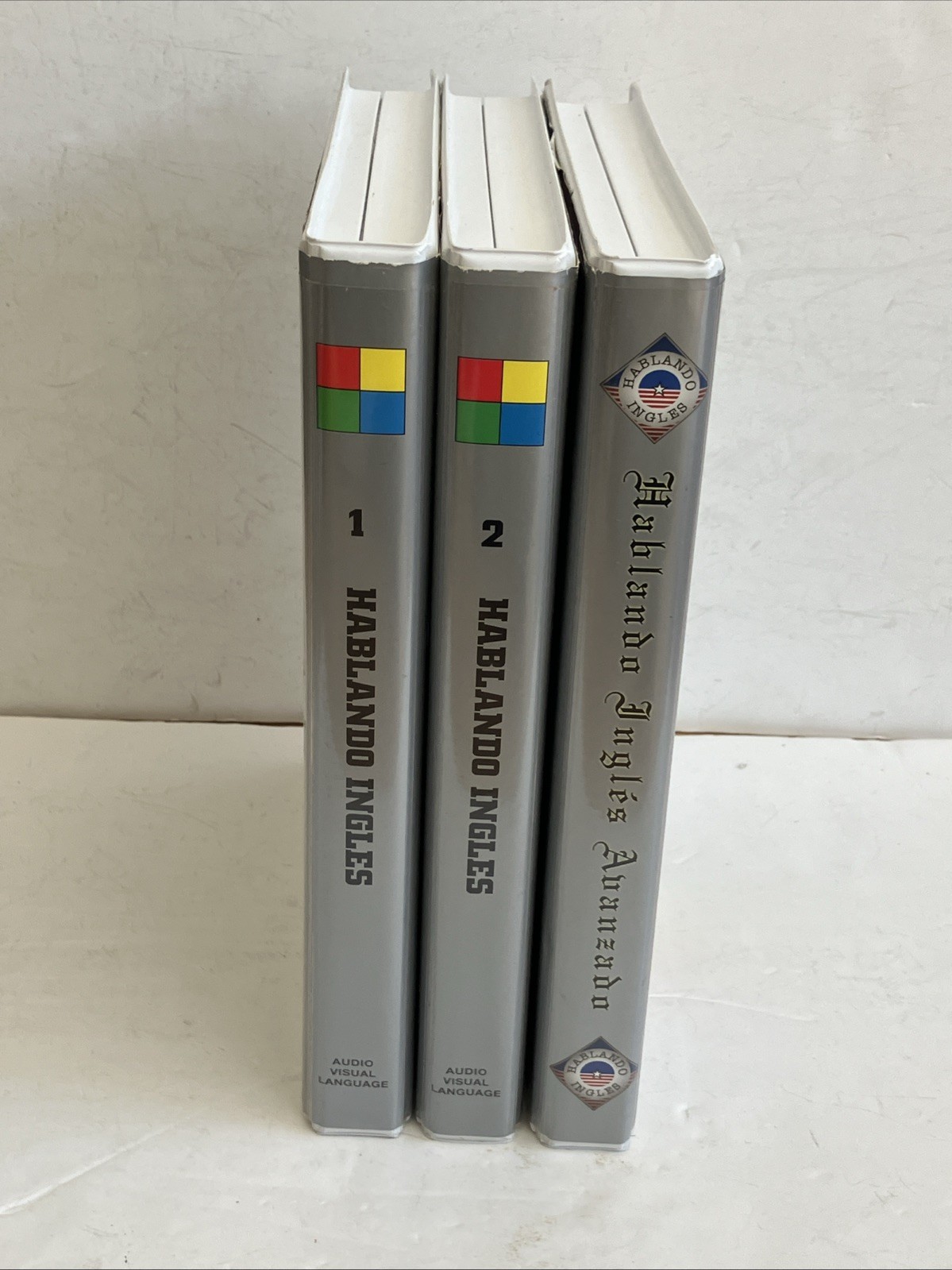 Hablando Ingles 18 DVD Language Course Spanish to English Audio Visual NO Books