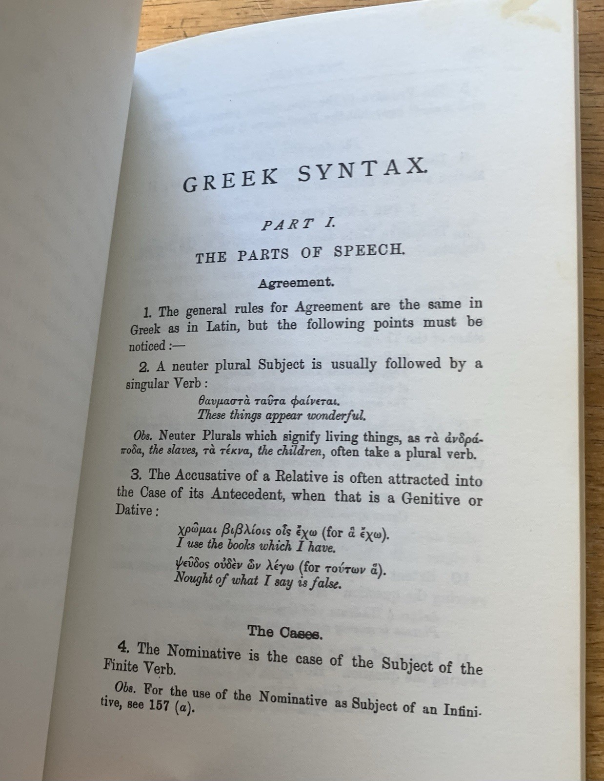 A Primer of Greek Grammar Accidence and Syntax
