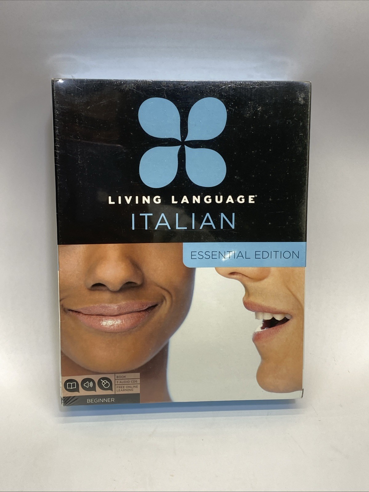 New!! Living Language ITALIAN Essential Edition Beginner – 3 Audio CDs & Book