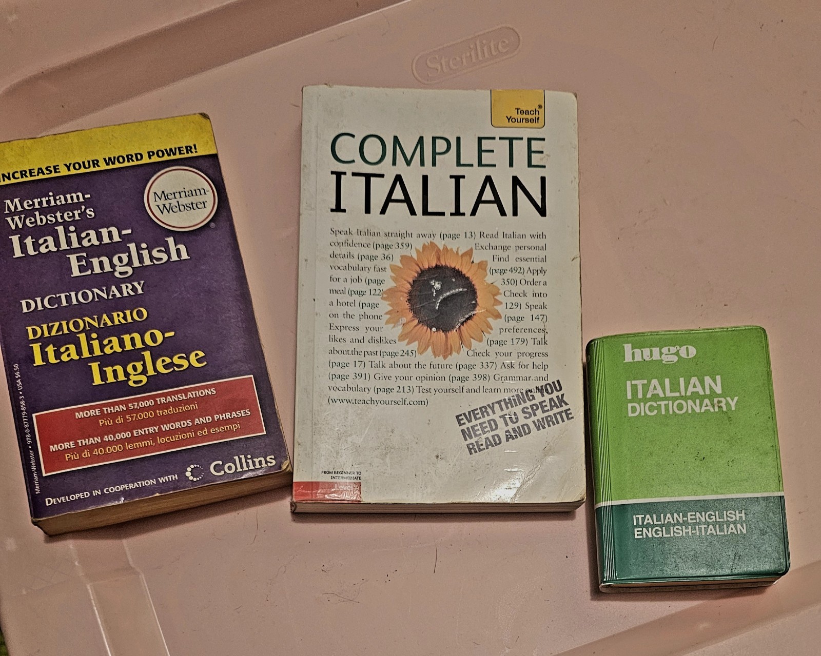 Italian Language Starter Bundle: Complete Coursebook + 2 Bilingual Dictionaries