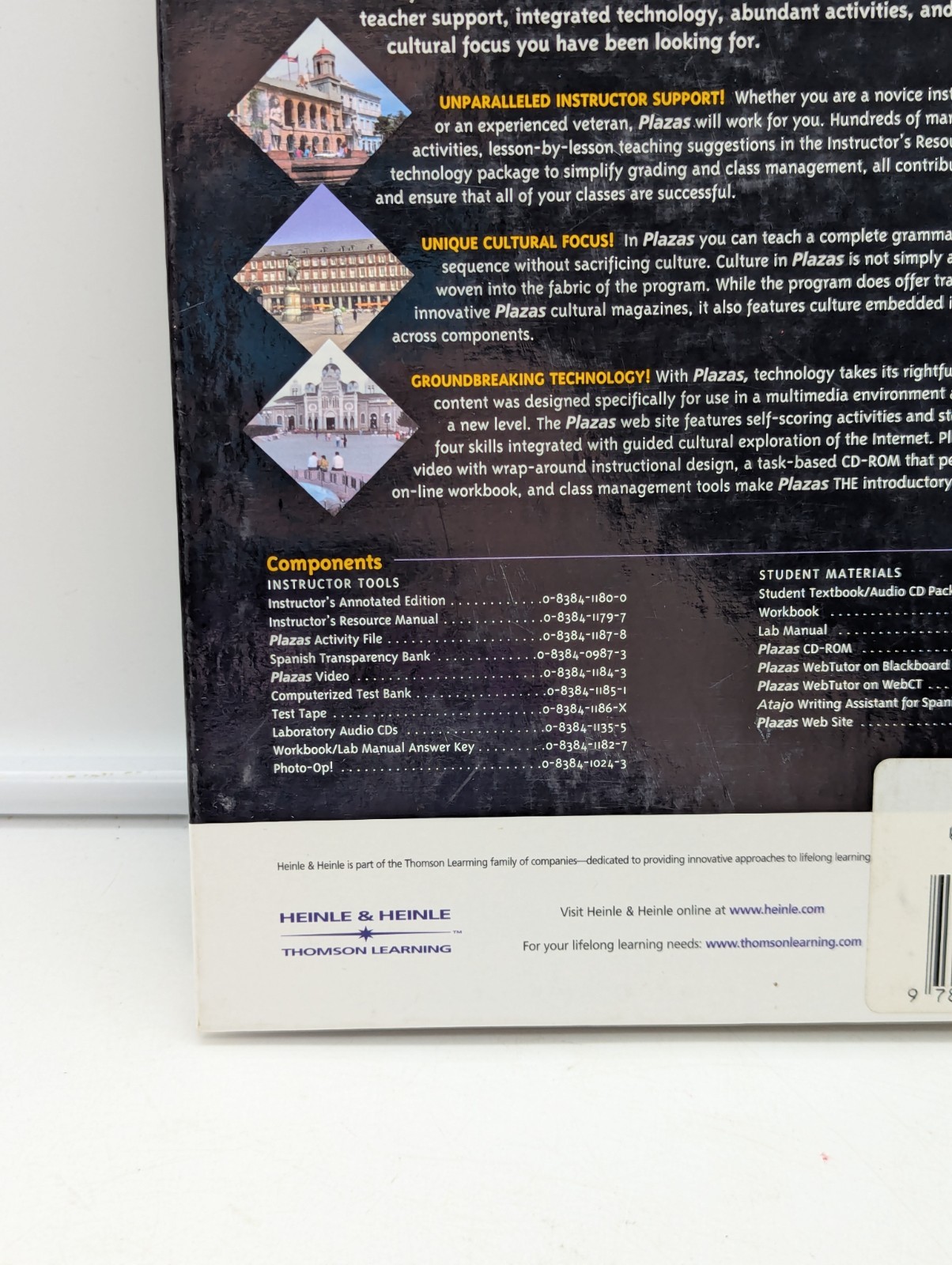 Plazas : Lugar de encuentro para la hispanidad 2001 Hardcover Instructor’s