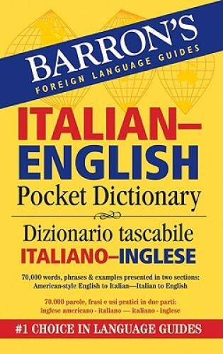 Barron’s Italian-English Pocket Bilingual Dictionary (Barron’s Foreign La – GOOD