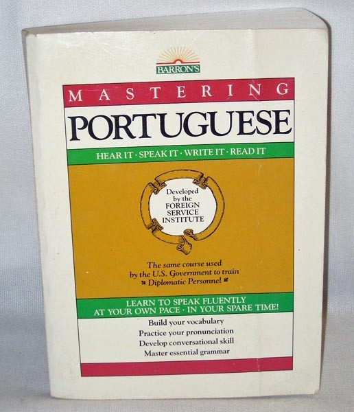 MASTERING PORTUGUESE BOOK ONLY MASTERING SERIES By Foreign Service PB Good 1988