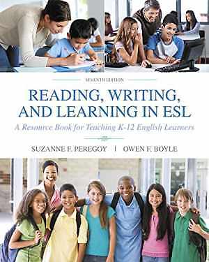 Reading, Writing, and Learning in – Paperback, by Peregoy Suzanne; Boyle – Good