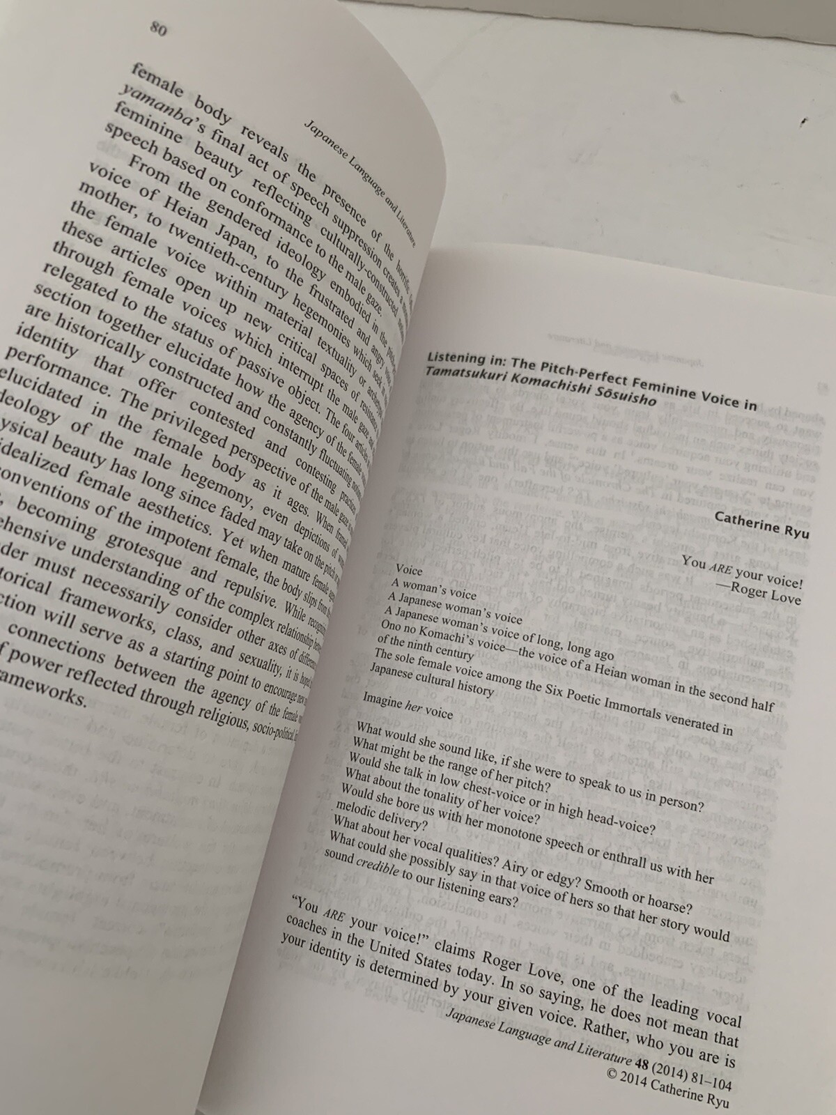 Japanese Language and Literature Volume 48, Issue No. 1 April 2014 Textbook