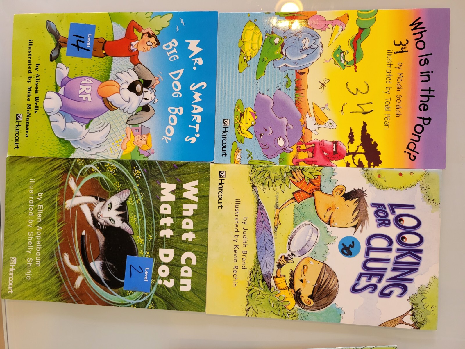 Harcourt Reading Level Fluent Reader Books, Mixed Lot Of 17 children’s books