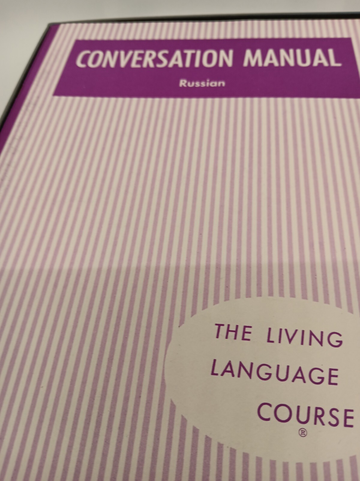 The Living Language Russian 1958 Vinyl Record Lesson Book