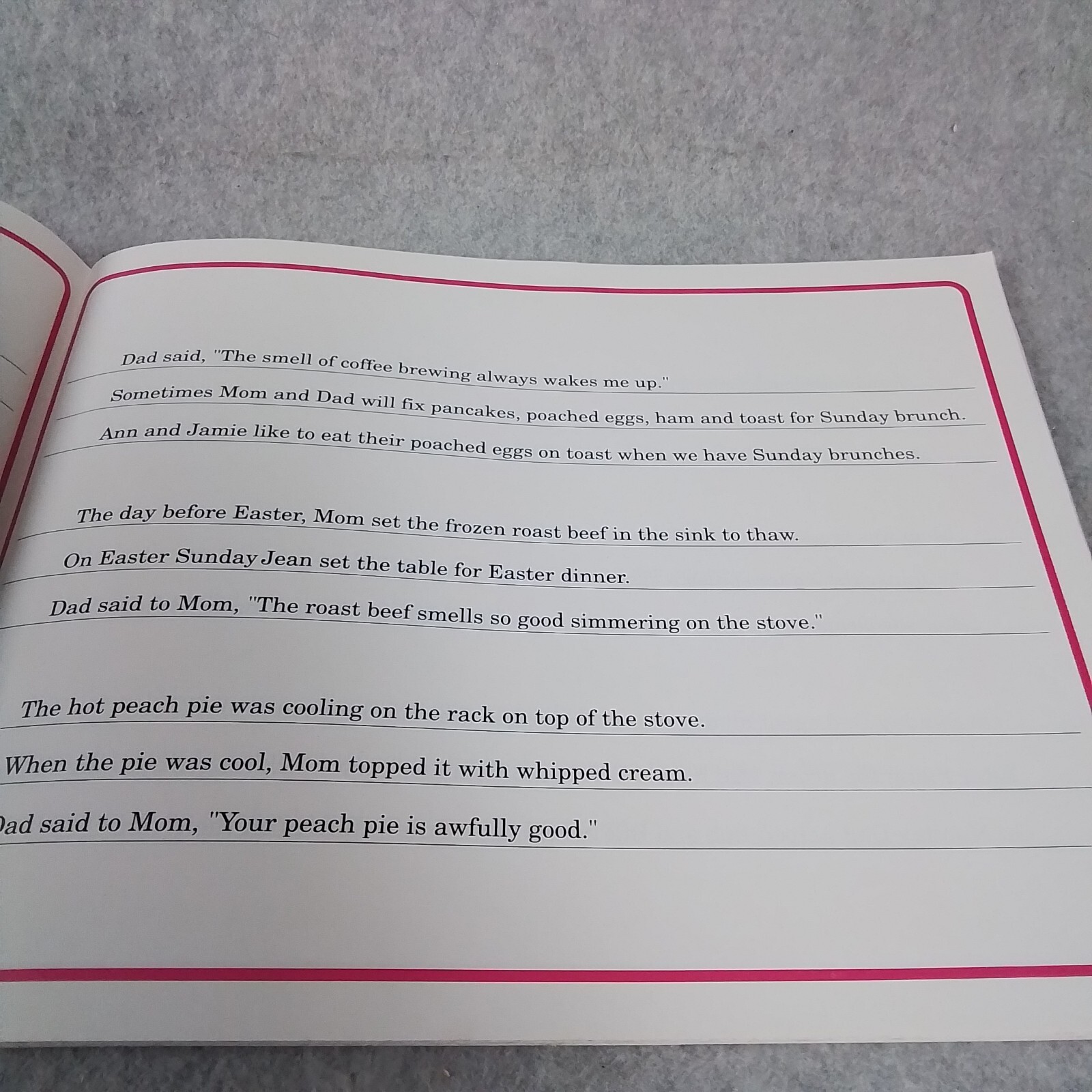 Hooked on Phonics 1993 Set Parts, Learn to Read-Reading Review Book-Book Seven