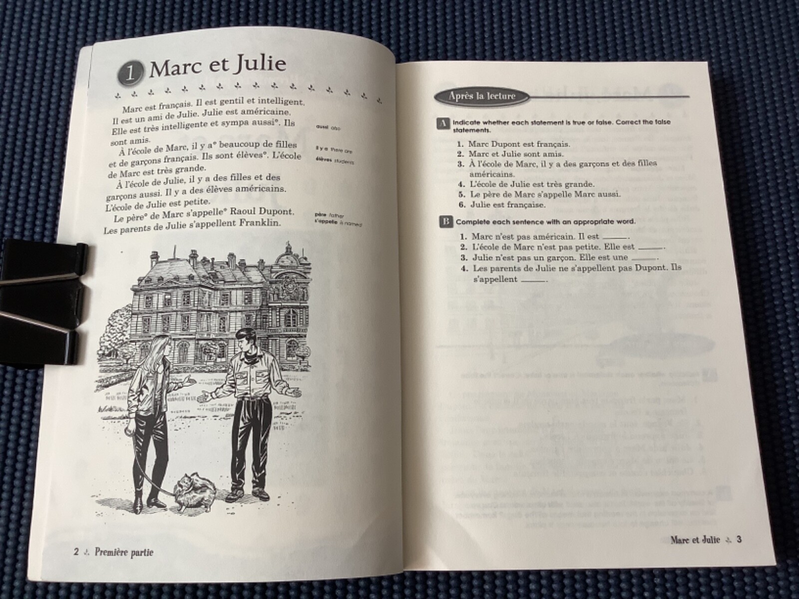 France Travel Guide French Dictionary Learn Speak Study Read Language 3 Book Lot