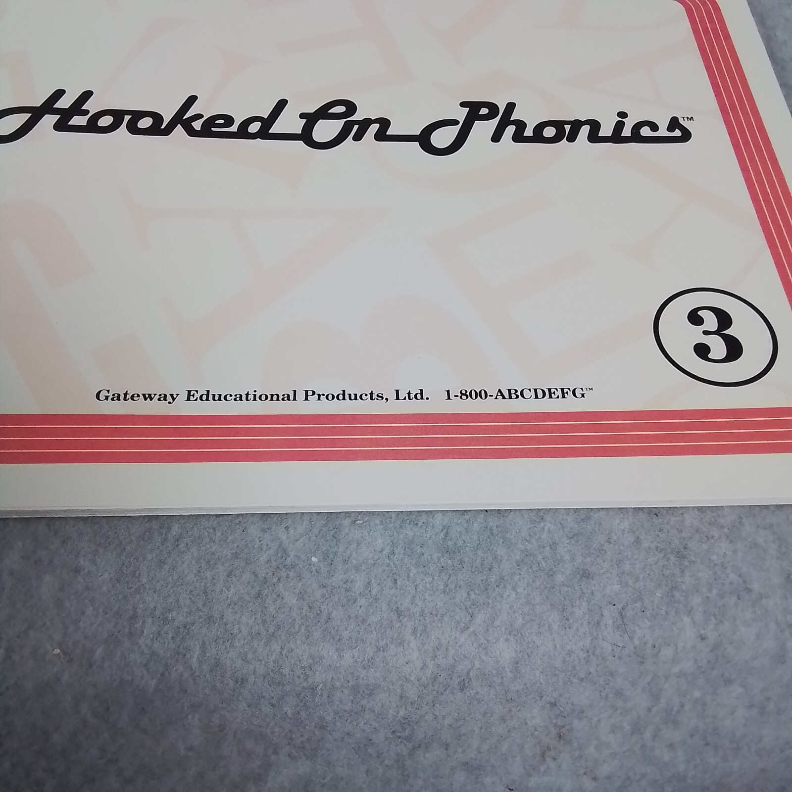 Hooked on Phonics 1993 Set Parts, Learn to Read Red-Book Three Other Listings