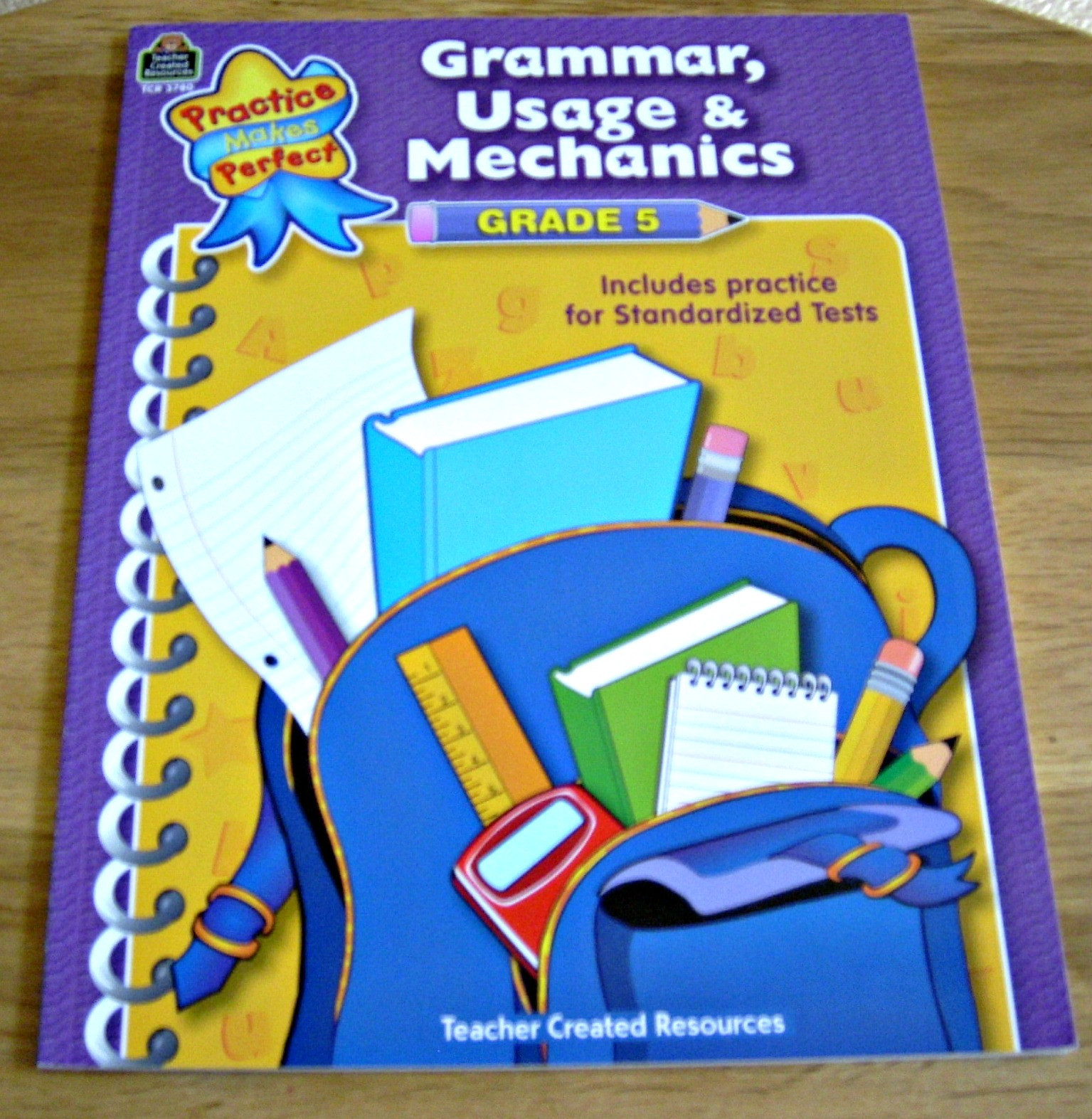 TCM Practice Makes Perfect Grammar, Usage, & Mechanics Paperback Book