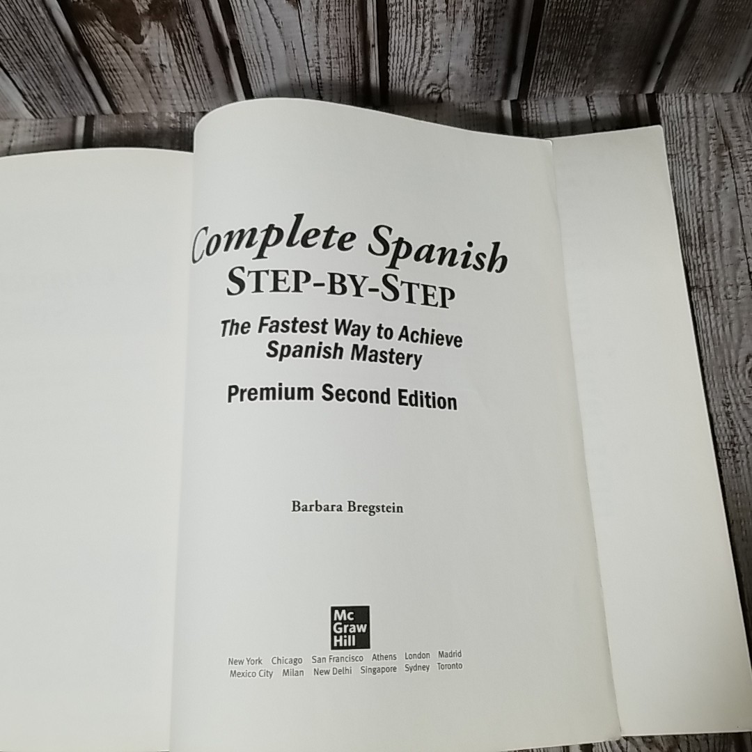 Complete Spanish Step-By-Step Premium 2nd Edition Barbara Bregstein Paperback