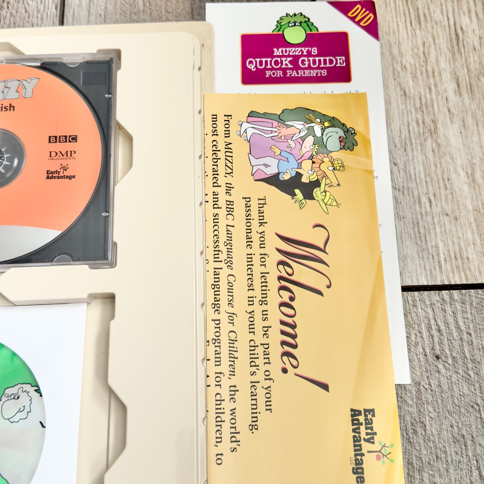 Muzzy Spanish BBC Language Course For Children Educational Learning DVD Set