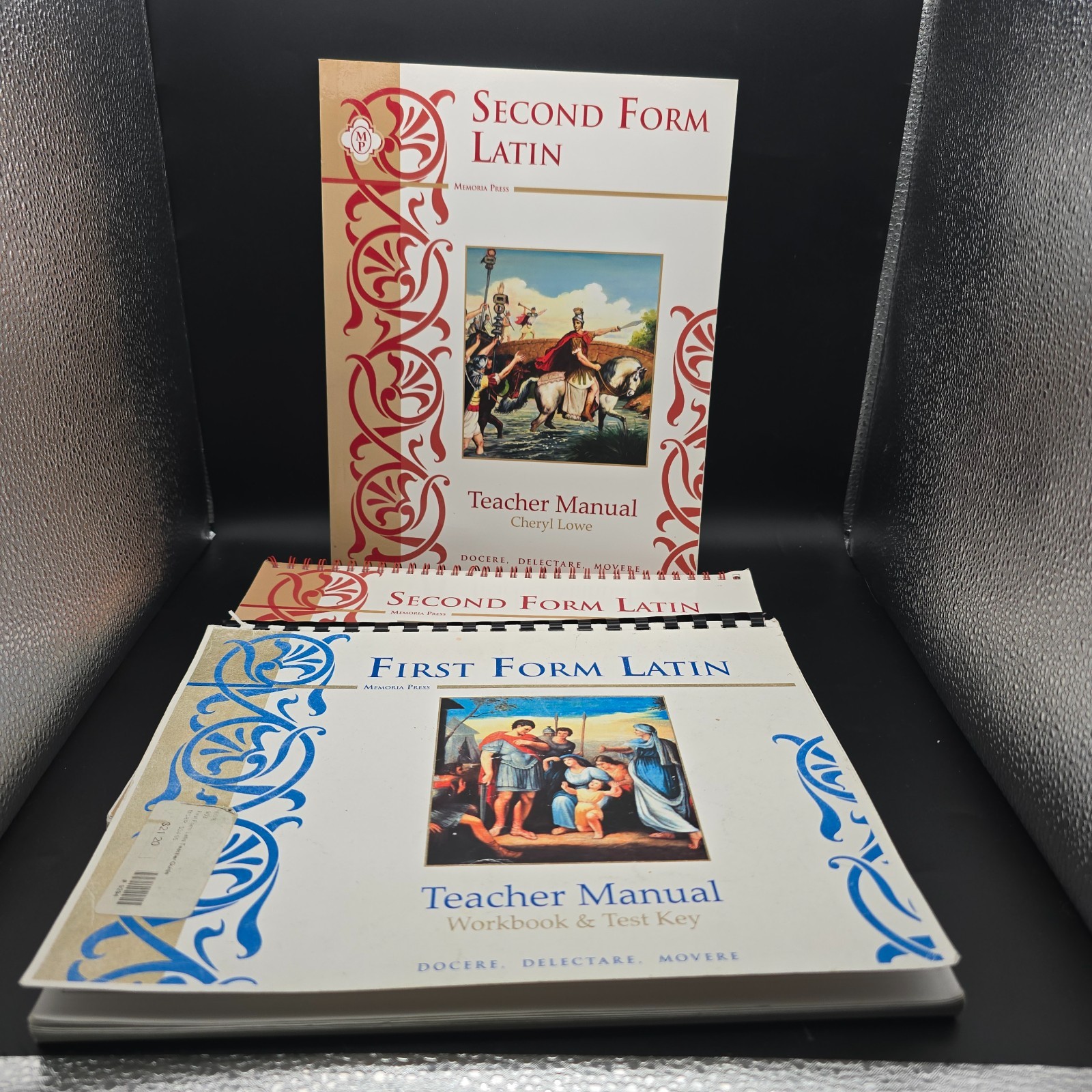 First/Second Form Latin Books Teacher Manuals Workbook Test Key Sheryl Lowe Lot