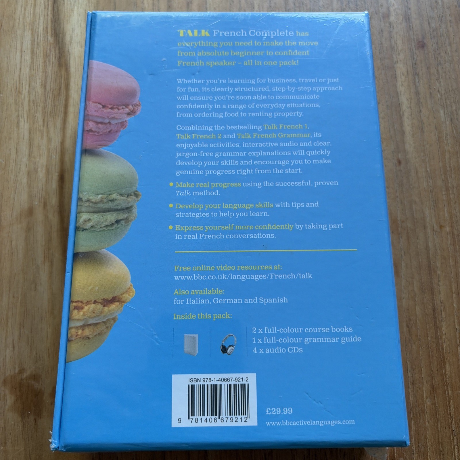 Talk French Complete BBC 4CD & 2 books & 1 Grammar Guide Brand New Sealed