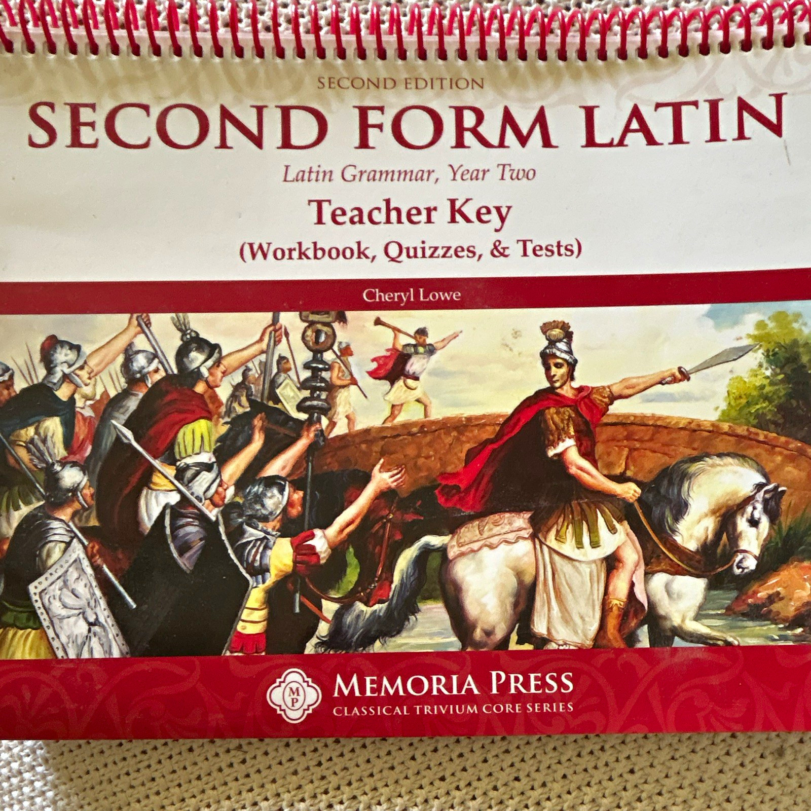 Memoria Press Second Form Latin Year Two Teacher Key 2nd Ed Spiral Bound
