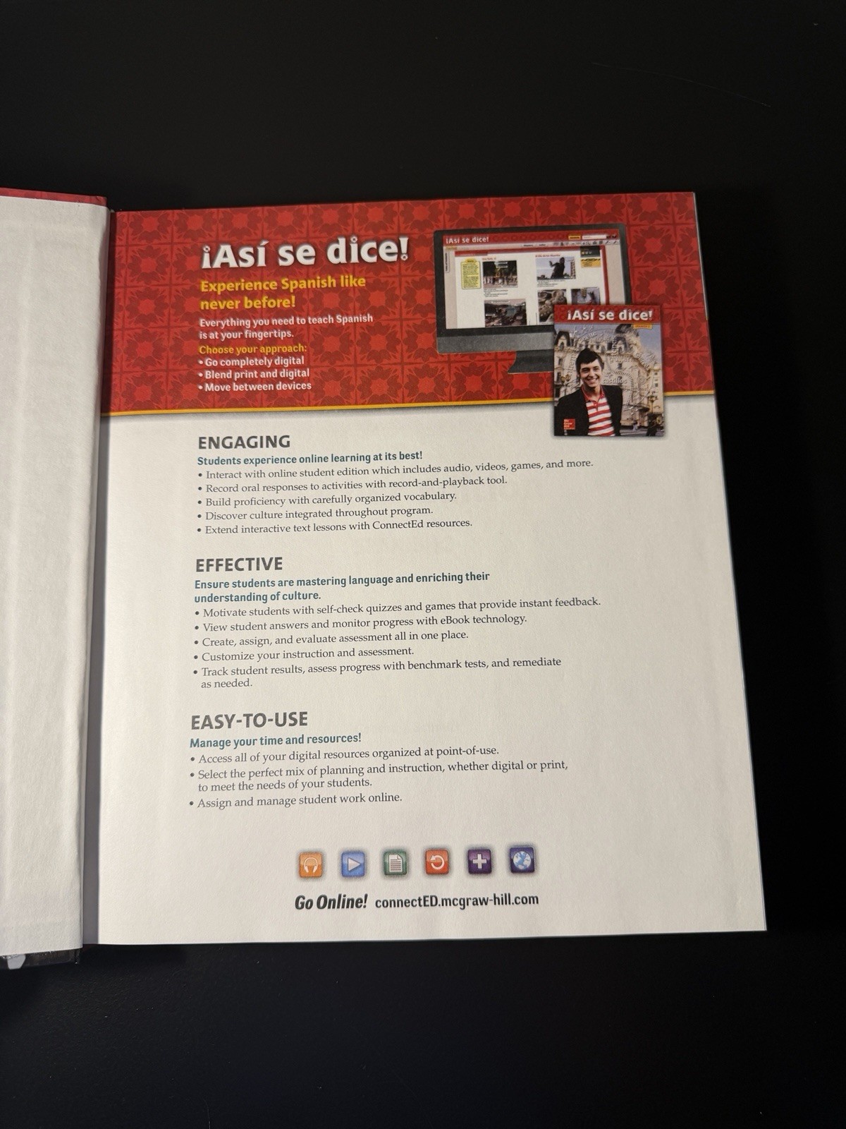 McGraw-Hill Education ¡Así se dice! Spanish 2 Teacher’s Edition Hardcover 2016