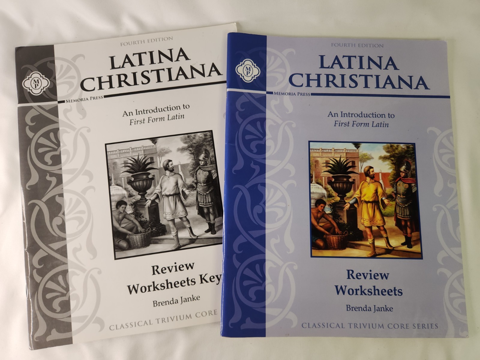 MP Latina Christiana Teacher Manual 4th Ed Spiral Bound & Review Worksheets