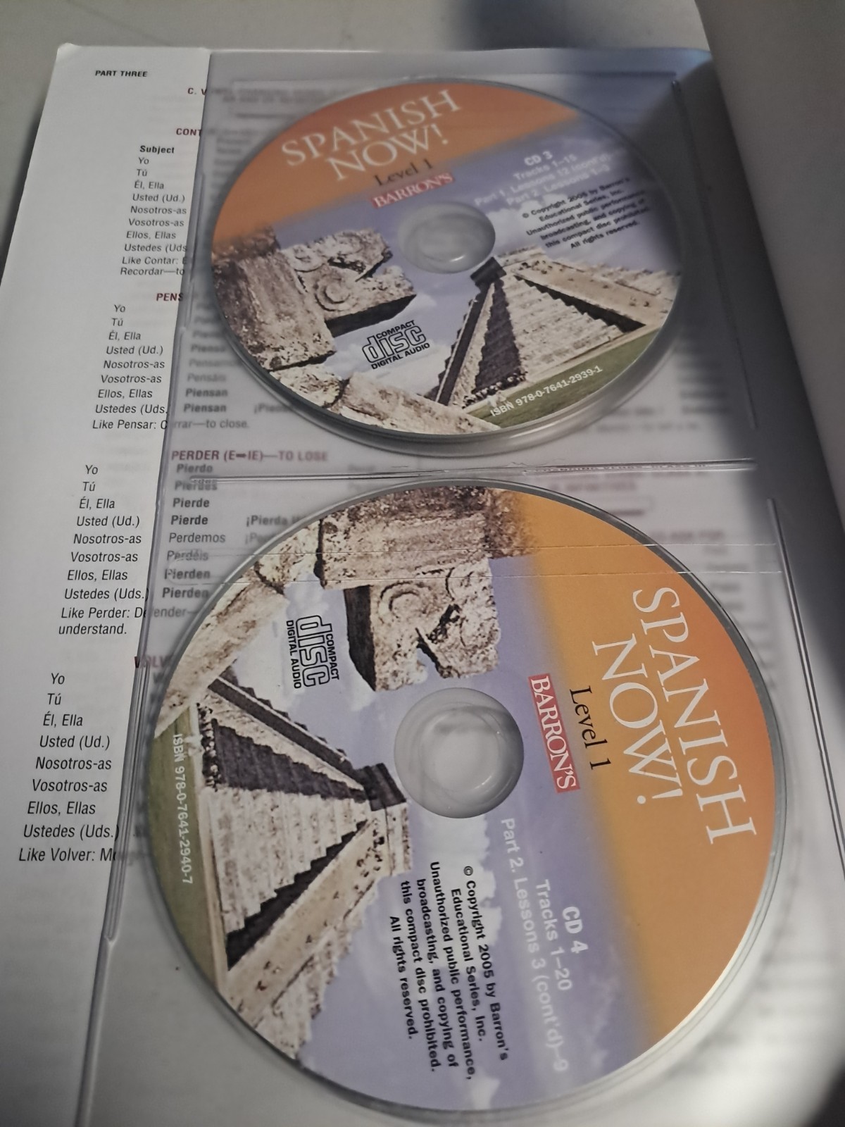 Spanish Now Level 1 Textbook And Workbook Barron’s With CDs