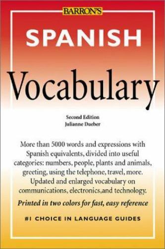 Spanish Vocabulary (Barron’s Vocabulary Series) Paperback Second Edition