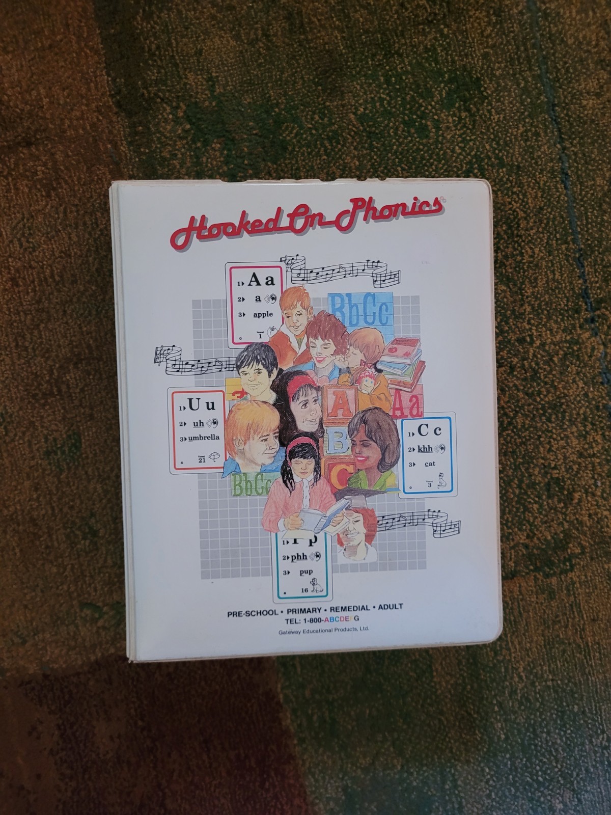 Original 1988 Vintage Hooked on Phonics Reading Program Cassettes & Books