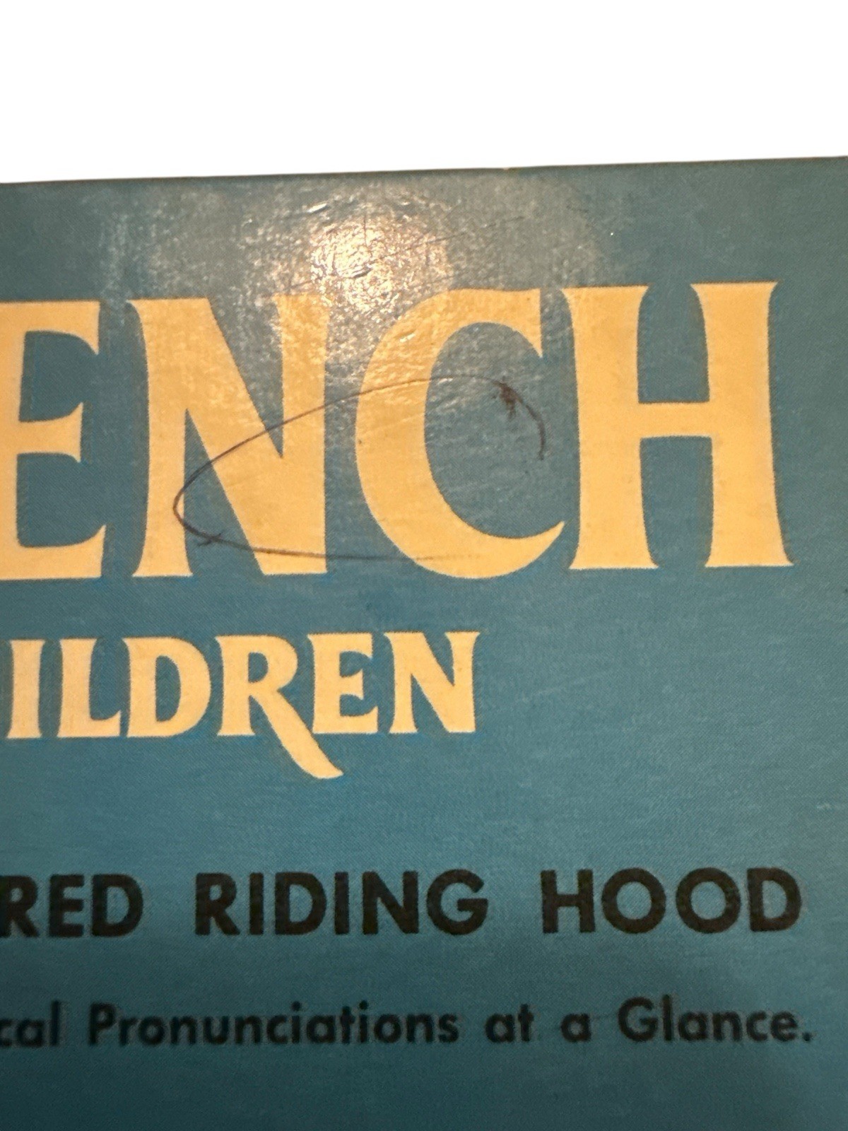 Berlitz French for Children Book 1959 Grosset & Dunlap Little Red Riding Hood