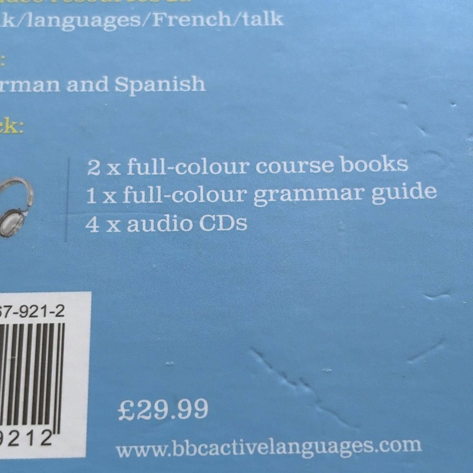 Talk French Complete BBC 4CD & 2 books & 1 Grammar Guide Brand New Sealed