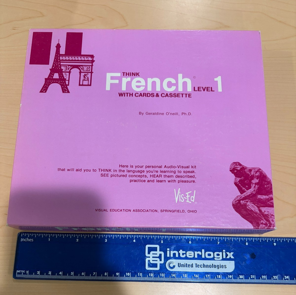 Think French LVL 1 Language Learning Kit Cards Cassette Vis-Ed Geraldine O’Neill