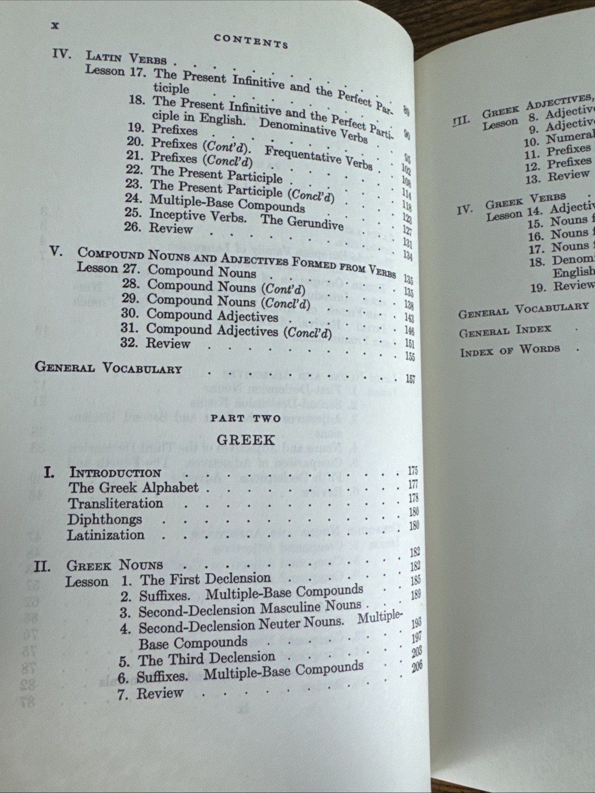 Latin & Greek in Current Use 2nd Ed 1949 by Eli Burriss & Lionel Casson