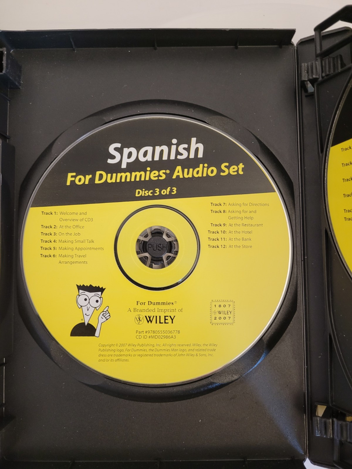 Spanish For Dummies Audio Set 3-CDS Plus Handy Reference Book Jessica Langemeier