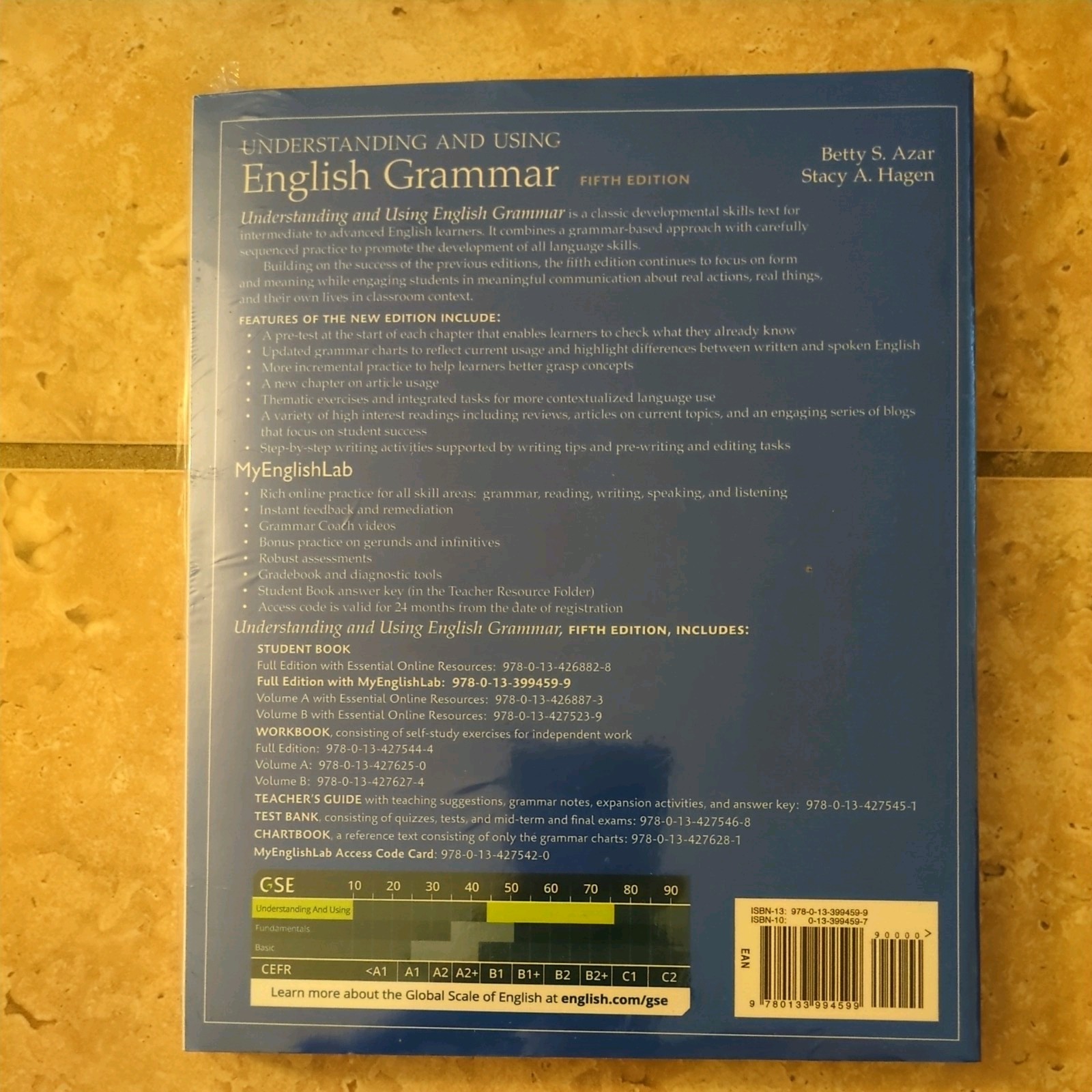 Understanding and Using English Grammar with MyEnglishLab (5th Ed) by Az…