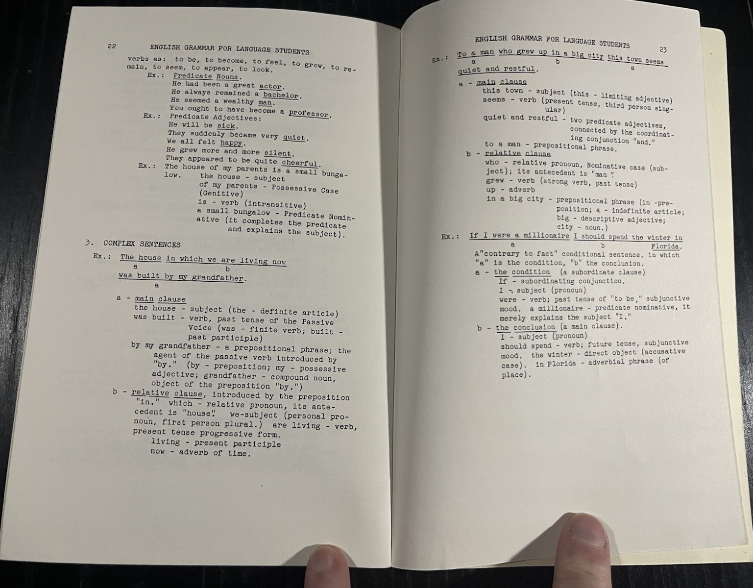ENGLISH GRAMMAR FOR LANGUAGE STUDENTS: BASIC GRAMMATICAL By Frank Xavier Braun