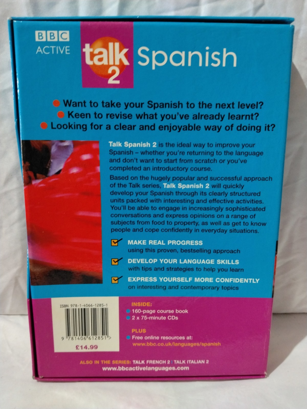 BBC Active Spanish Talk & Talk 2 Cd & Books Language Courses