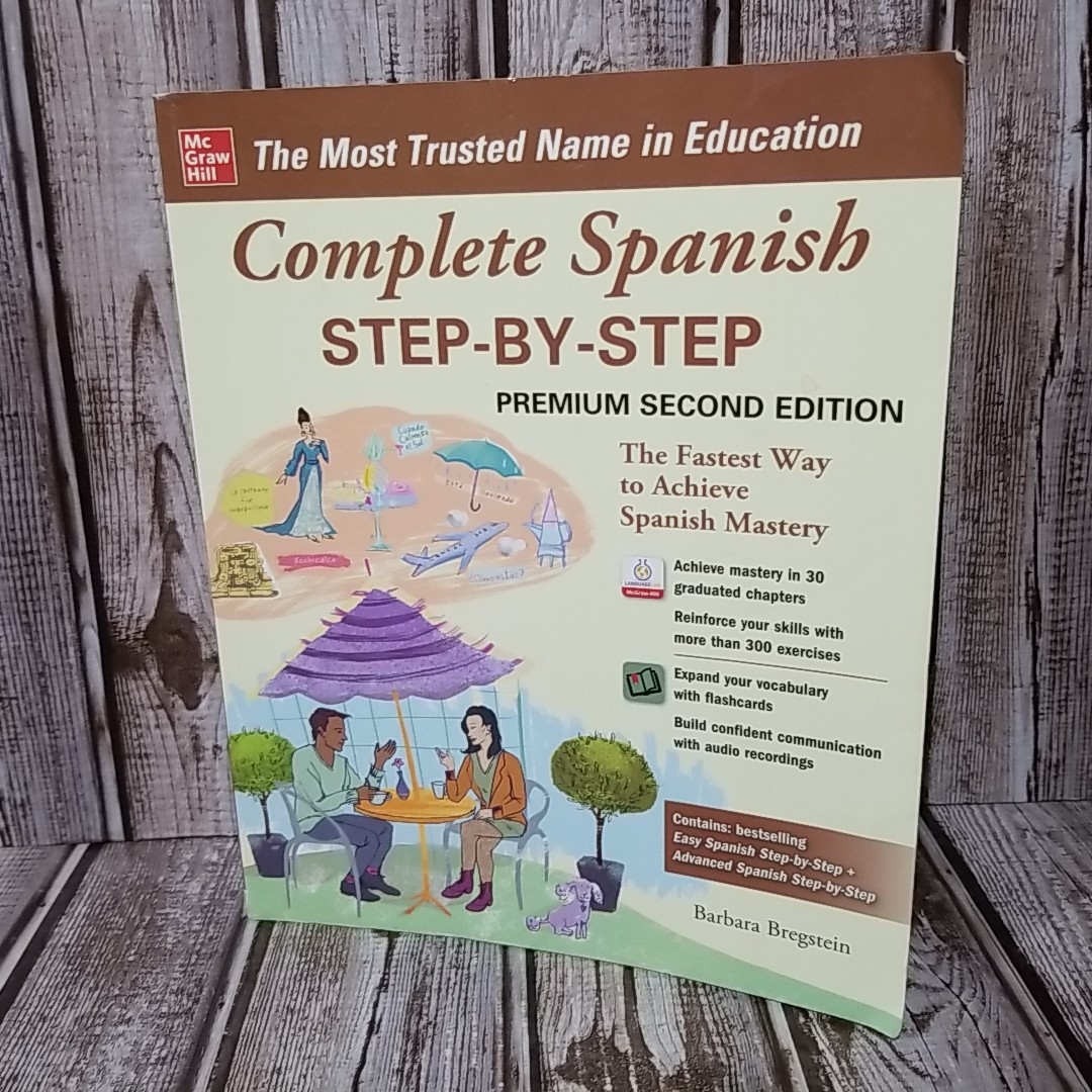 Complete Spanish Step-By-Step Premium 2nd Edition Barbara Bregstein Paperback