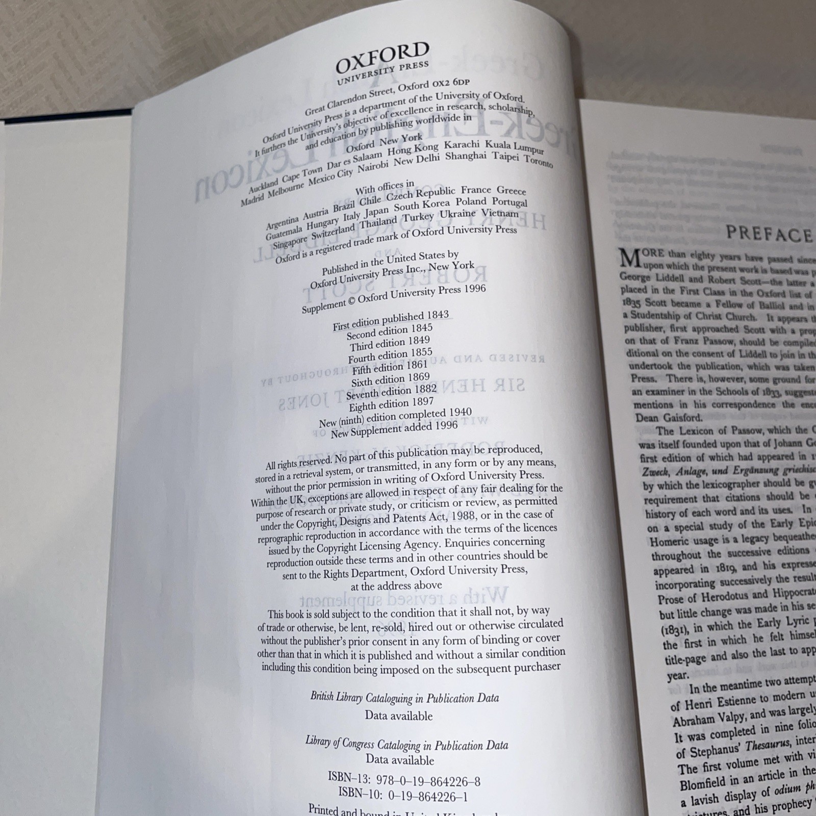 Greek-English Lexicon, Ninth Edition with a Revised Supplement