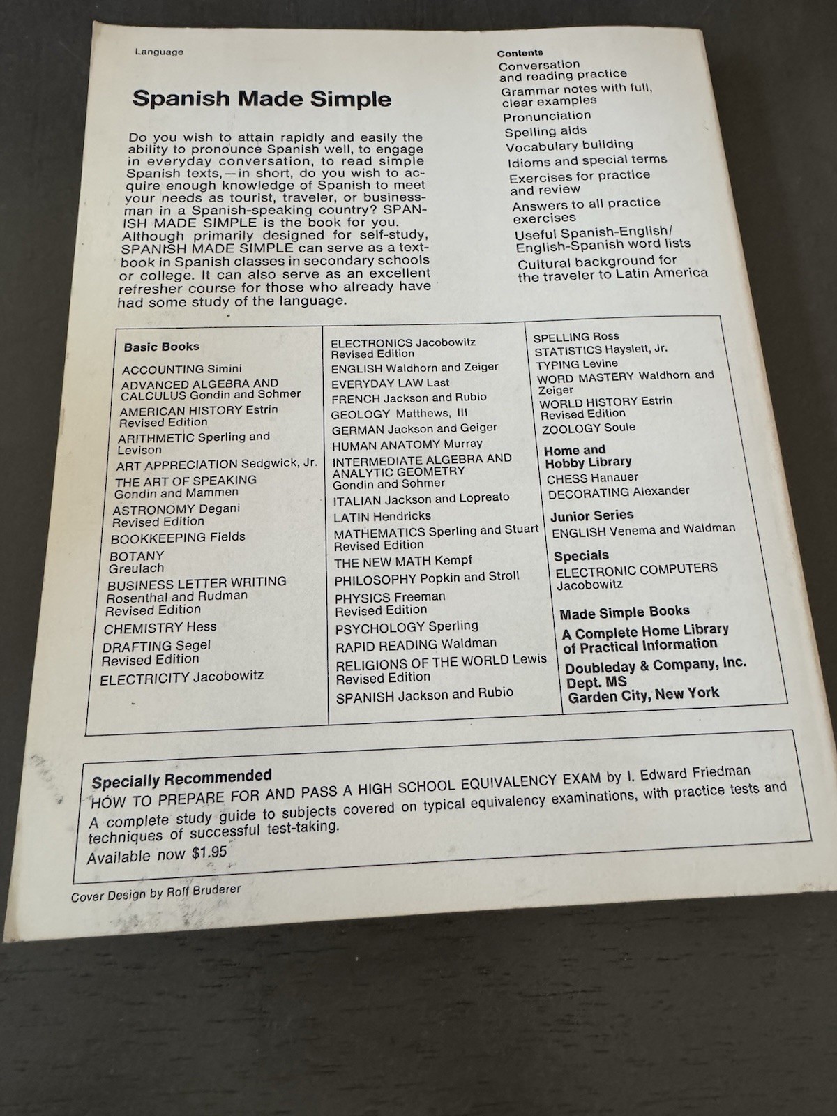 Spanish Made Simple Revised Edition Paperback – Eugene Jackson & Antonio Rubio