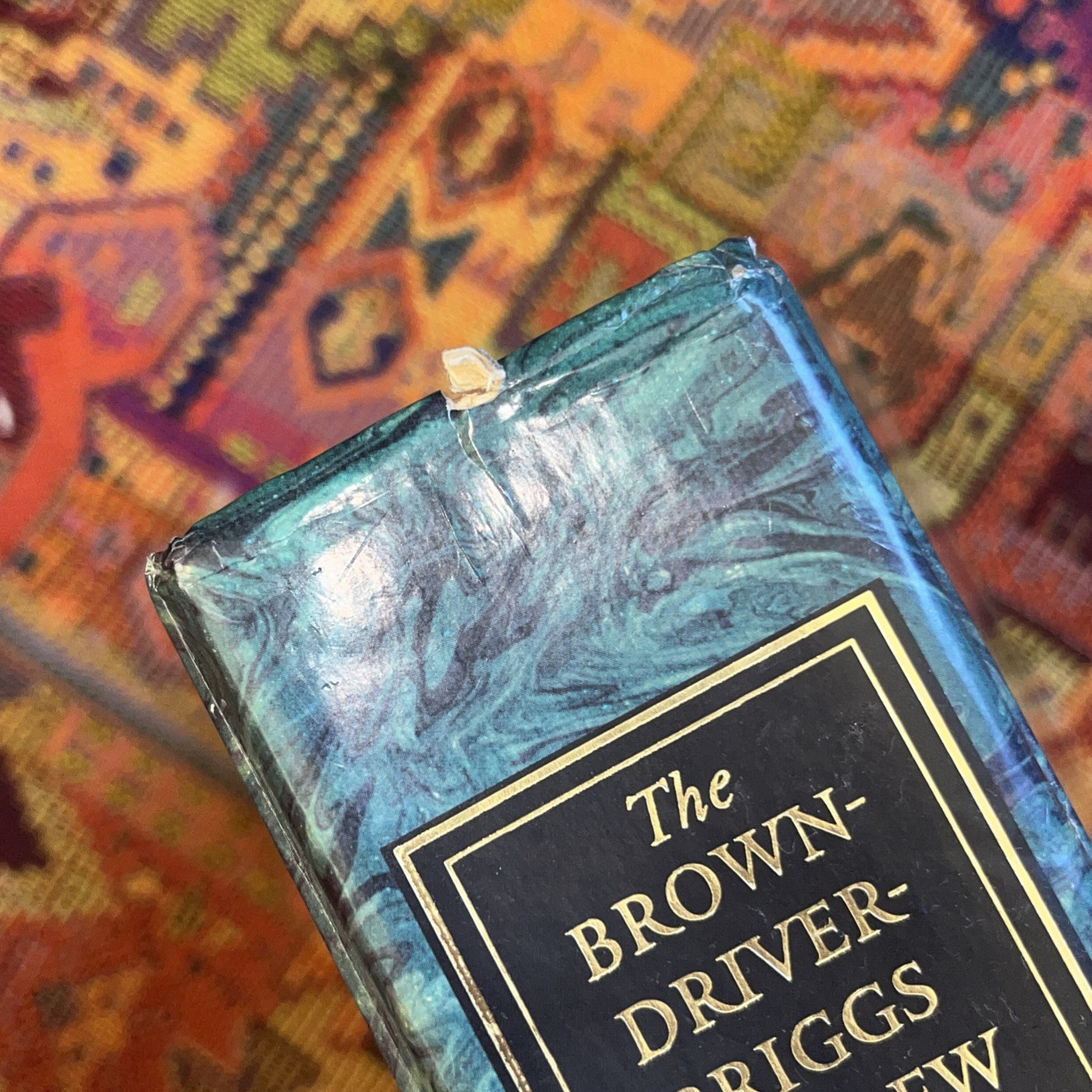 The Brown-Driver-Briggs Hebrew & English Lexicon HB Book 2010