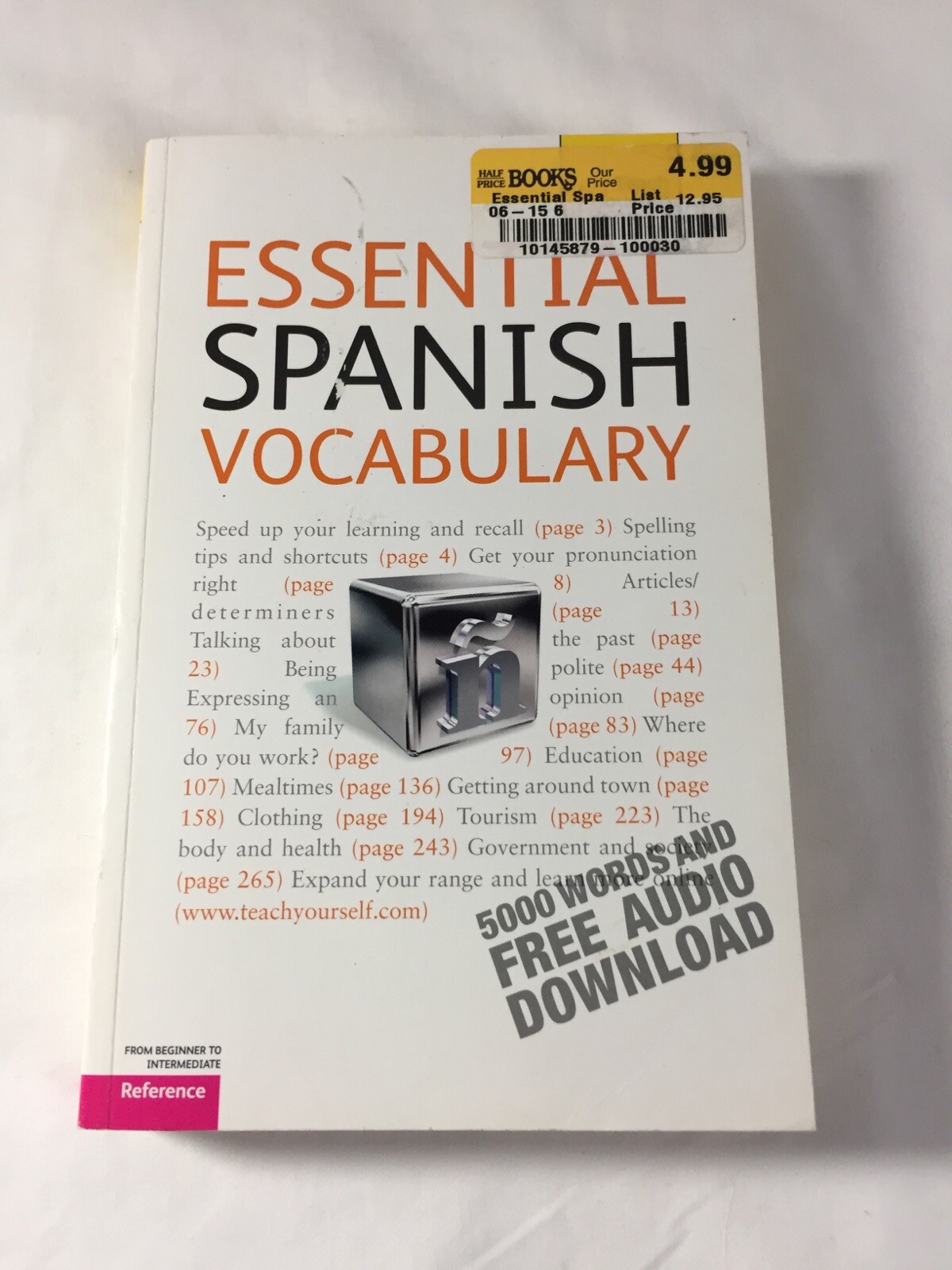 Essential Spanish Vocabulary A Teach Yourself Guide