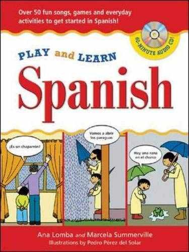 Play and Learn Spanish (Book – Hardcover, by Lomba Ana; Summerville – Very Good