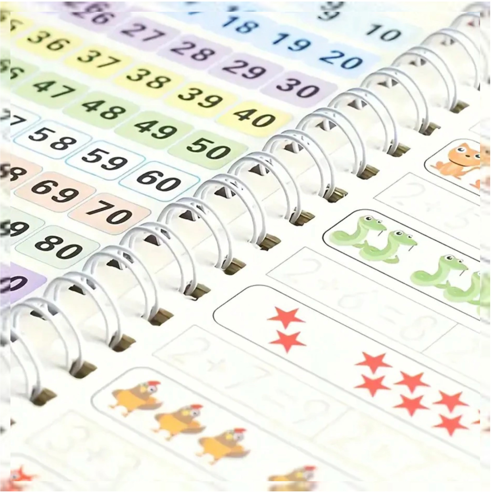 4pcs Magical Handwriting Workbooks Practice Copybook